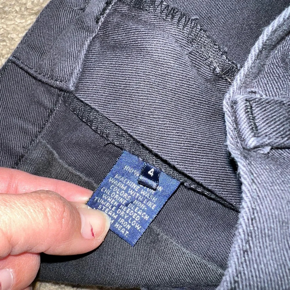 Ralph Lauren Sport Women Size 4 Black Chino Shorts - Picture 3 of 4